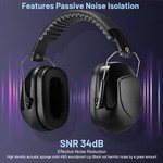 Topika - Noise Cancelling Ear Muffs 2 Pcs Ear Protectors Noise Blockers