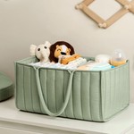 Topika Baby Diaper Caddy Bag Organizer, Portable Nursery Storage Basket