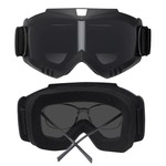 Topika Tactical Helmet with Detachable Face Cover ABS Shell Anti-Fog Goggle