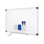 Topika- Double Side Dry Ease Magnetic Whiteboard with Pen, Eraser & Magnets