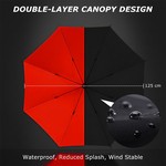Topika - Umbrella Large Windproof Umbrella For Rain With Waterproof Sleeve