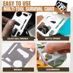 Topika - Hunting Knifes Pocket Knife For Men, Portable Camp Knife Gift Set