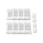 Topika Cat Water Fountain Filter Replacement 8 Filters & 4 Sponges