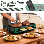 Topika Non-Stick Electric Indoor Grill Braai with grill net & trays, 1350W