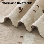 Topika Baby Swaddle Blanket Cotton Knit for Newborns & Infants
