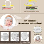 Topika Infant Ear Protection Noise Reducing Earmuffs Improve Sleep-Grey