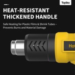 Topika Variable Temp Electric 2000W Hot Air Gun with 9 Piece Nozzles