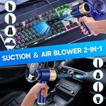 Topika Car Vacuum Cleaner Cordless, 16000Pa Suction, 2-in-1 Blower Function