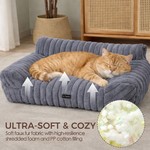 Topika Soft Supportive Pet Sofa for Dogs & Cats, Pet Bed