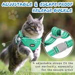 TopikaPet - Cat Harness and Leash Set, Escape Proof, Adjustable Cat Vest