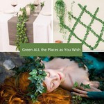 Topika Artificial Ivy Vines & Butterfly Fake Plants for Room Decor, 24pcs