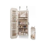Topika - Jewellery Cabinet With Mirror LED Wall Mounted Lockable