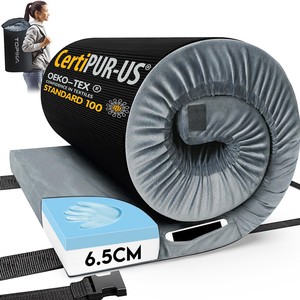Topika Memory Foam Camping Sleeping Pad Waterproof Outdoor Roll up Mattress
