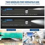 Topika Extendable Powder Sprayer 41-122cm Durable 500ml Dual Nozzle Duster