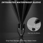 Topika - Umbrella Large Windproof Umbrella For Rain With Waterproof Sleeve