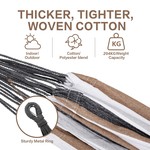 Topika - Double Hammock with Steel Stand, Heavy Duty, 204kg Capacity