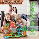 Topika 150 Piece Magnetic Blocks, Magnetic Building Cubes for Kids 3 Years+