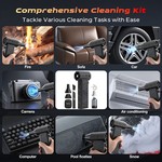 Topika - Compressed Air Duster, Cordless Air Gun, Rechargeable Cleaner Kit
