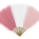 Topika Dried Pampas Grass Decor Artificial Flower for Home Decor 30pcs pink