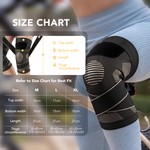 Topika - Copper Knee Brace with Straps for Men & Women, 2 Pack