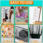Topika 96 pcs Double Sided Sticky Dots& Tape Set, No Trace Adhesive Kit