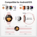 Topika Smart Watch For Women Ladies Fitness Watch With Call Health Tracking