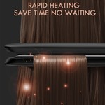Topika - Flat Iron Hair Straightener 2 in 1, Adjustable Temp 150 -230
