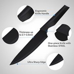 Topika 14 Piece Kitchen Knife Set with Knife Block, Sharp Stainless Blades