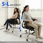 Topika Pro 200 - Ergonomic Chair With Footrest, Adjustable Lumbar Support