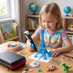 Topika - 3D Printing Pen Set for Kids & Adults with 10 Colours PLA Filament