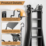 Topika Garden Hose Holder Wall Mount Heavy Duty Steel Hook