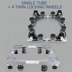 Topika Washing Machine Stand with Wheels, Adjustable Multi Functional Base