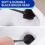 TopikaHome - Toilet Plunger & Bowl Brush Combo Set for Bathroom Cleaning