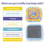 Topika Snuffle Mat for Dogs, 35x35cm Foraging Training Feeding Mats