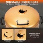 Topika Hand-Forged Thickened Carbon Steel Multifunctional Barbecue Grill