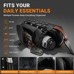 Topika Magnetic Gym Bag Water Bottle Carrier, 3 Magnets, Waterproof, Large