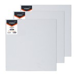 VSelect Acid-Free Cotton Canvas Panels for Painting - 30x30cm (5 Pack)