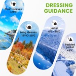 Topika Wireless Weather Station Thermometer, High-Definition Color Display