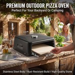 Topika Portable Pizza Oven Grill, Multifunctional Outdoor Pizza Maker