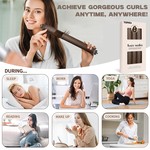 Topika Heatless Hair Curlers Overnight, Soft Blowout Rods for Natural Curls