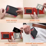 Topika RFID Blocking Money Clip and Card Holder Wallet for Men