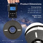 Topika - PLA Filament Glow in the Dark Blue, 3D Printer Filament 1.75mm 1kg