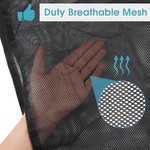 Topika Mesh Laundry Bag, Large Drawstring Travel Bag For Clothes, 2 Piece