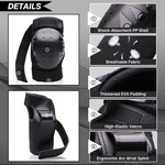 TopikaKids-7 Piece Roller Skates Protective Gear Helmet, Knee, Elbows for Kids