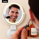 Topika Double-sided Makeup Mirror, Lighting Mirror, Rechargeable