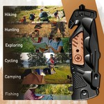 Topika - Hunting Knifes Pocket Knife For Men, Portable Camp Knife Gift Set