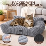 Topika Soft Supportive Pet Sofa for Dogs & Cats, Pet Bed