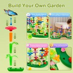 Topika 196PCS Garden Building Blocks with Insect Set STEM Pretend Play Set