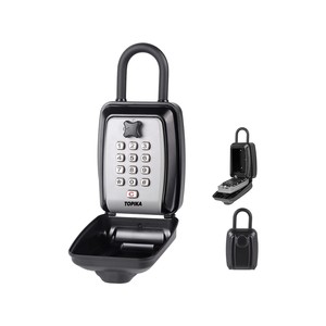 Topika - Lock Key Box with Code,Large Capacity Key Holder & Storage Box