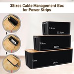 Topika Cable Box Organiser Set With 3 Boxes And 5 Types Accessories